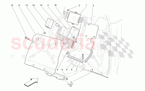 Part Diagram for Maserati 11566227