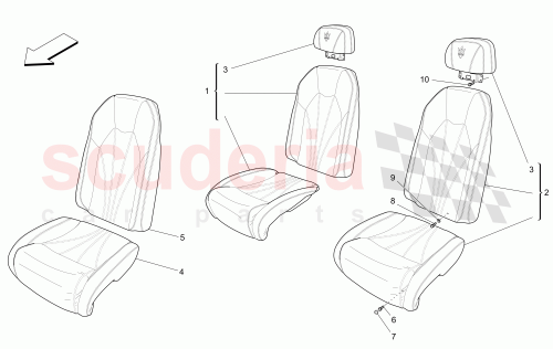 Part Diagram for Maserati 959721301