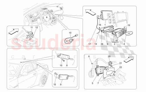 Part Diagram for Maserati 231149
