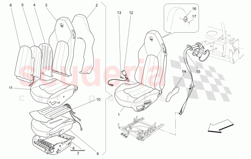 Part Diagram for Maserati 984250833