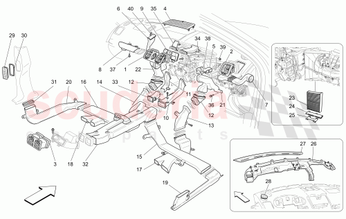 Part Diagram for Maserati 980139565