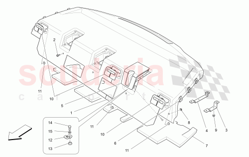 Part Diagram for Maserati 675000480
