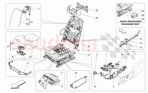Part Diagram for Maserati 673006941