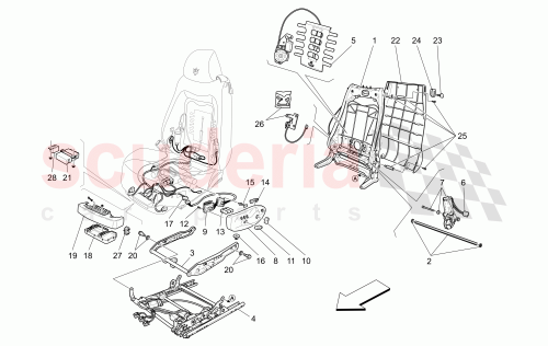 Part Diagram for Maserati 980145324