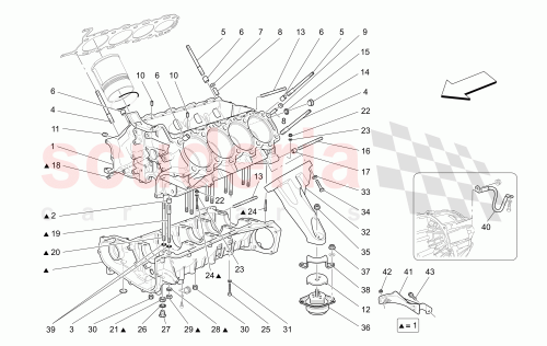 Part Diagram for Maserati 15970934