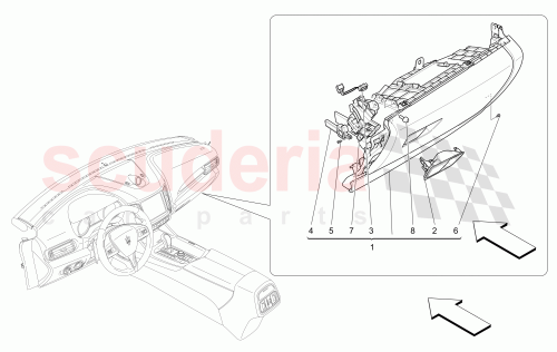 Part Diagram for Maserati 670049166