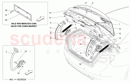 Part Diagram for Maserati 675000443