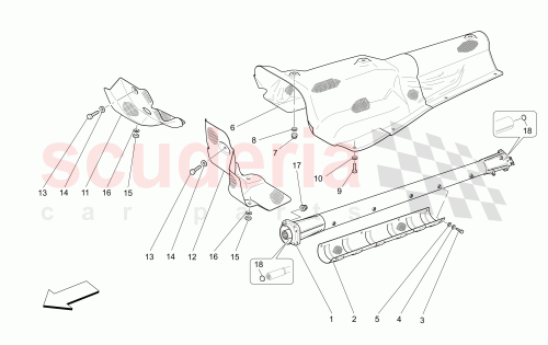 Part Diagram for Maserati 207086