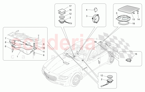 Part Diagram for Maserati 81459508