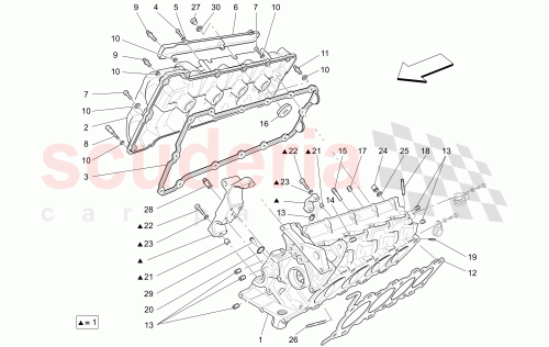 Part Diagram for Maserati 204102