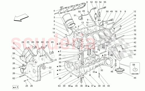 Part Diagram for Maserati 736033040