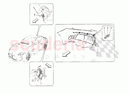 Part Diagram for Maserati 223516
