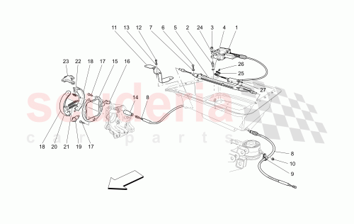 Part Diagram for Maserati 233371