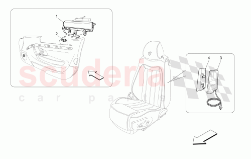 Part Diagram for Maserati 80054729