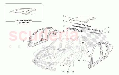 Part Diagram for Maserati 980139706