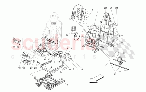 Part Diagram for Maserati 84910108