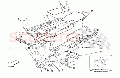 Part Diagram for Maserati 81695900