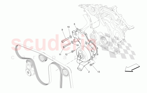 Part Diagram for Maserati 14420734