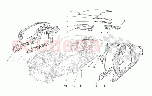 Part Diagram for Maserati 980145040