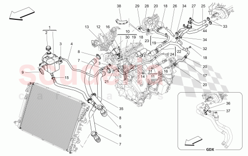 Part Diagram for Maserati 670004133