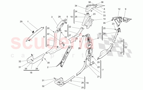 Part Diagram for Maserati 675000432