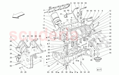 Part Diagram for Maserati 223577