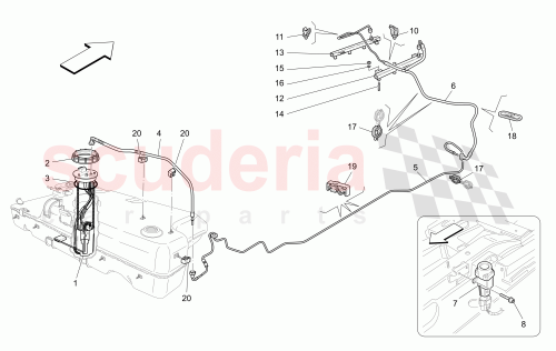Part Diagram for Maserati 260584