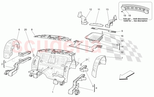 Part Diagram for Maserati 67793600