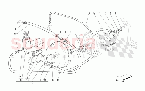 Part Diagram for Maserati 184753