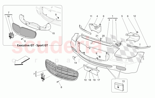 Part Diagram for Maserati 67874400