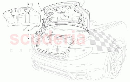 Part Diagram for Maserati 89186300