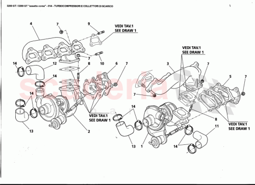Part Diagram for Maserati 307964