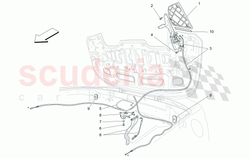 Part Diagram for Maserati 83083300