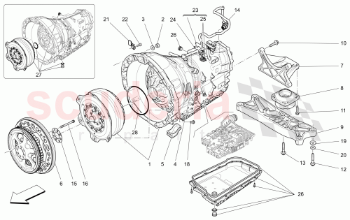 Part Diagram for Maserati 670002933