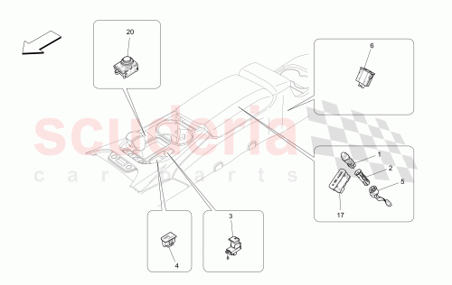 Part Diagram for Maserati 350615