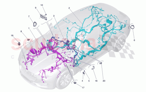Part Diagram for Maserati 670153883