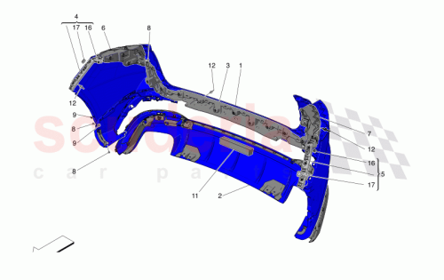 Part Diagram for Maserati 670120012