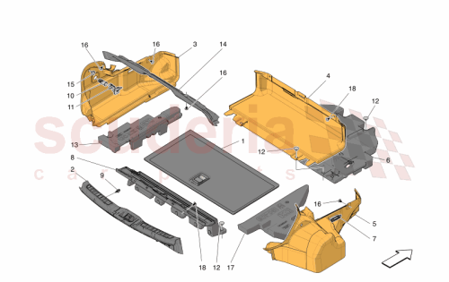 Part Diagram for Maserati 675007450