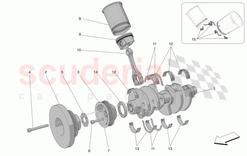 Part Diagram for Maserati 670053486
