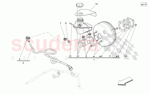 Part Diagram for Maserati 675000262