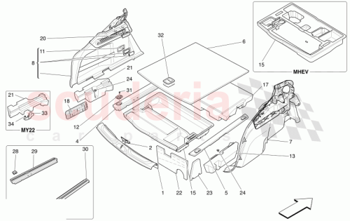 Part Diagram for Maserati 670159260