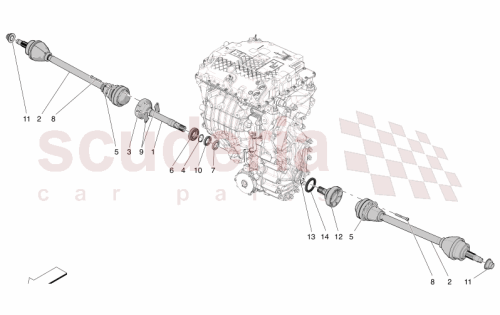 Part Diagram for Maserati 673011574