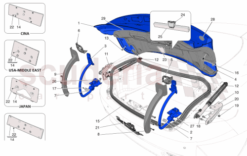 Part Diagram for Maserati 670158545