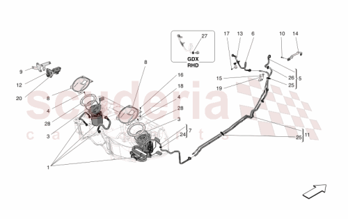 Part Diagram for Maserati 670181261