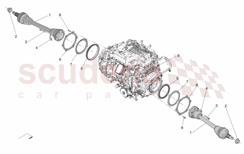 Part Diagram for Maserati 673011612
