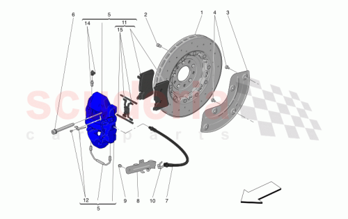 Part Diagram for Maserati 673012307
