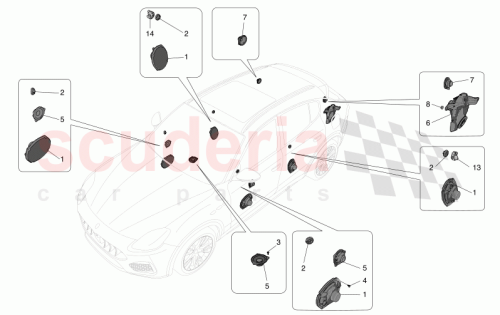 Part Diagram for Maserati 675001611