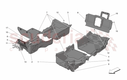 Part Diagram for Maserati 675002294