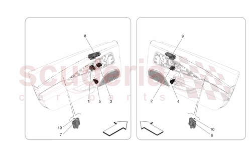 Part Diagram for Maserati 670313291