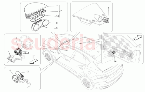 Part Diagram for Maserati 670181516